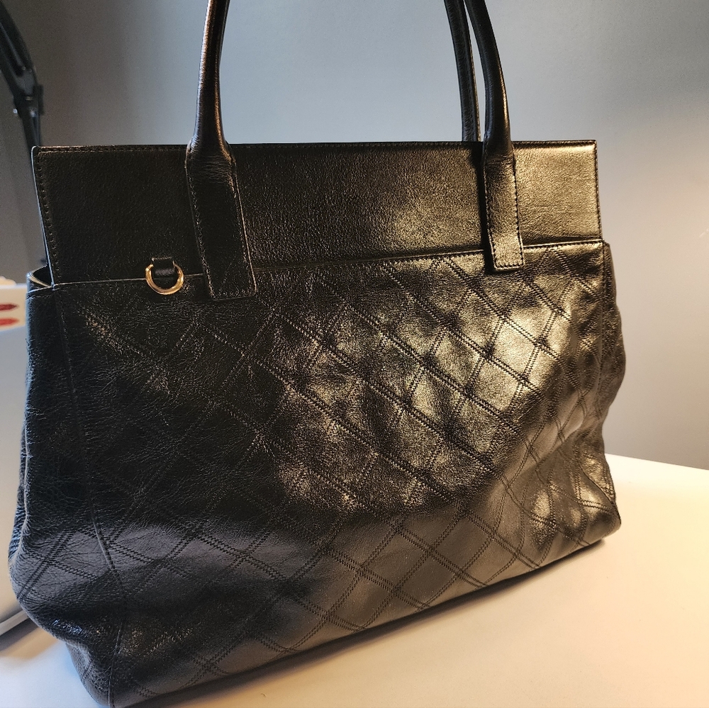 Marc Jacobs BUDDY Quilted Satchel Bag Black $1295+ Made in Italy - Picture 7 of 12